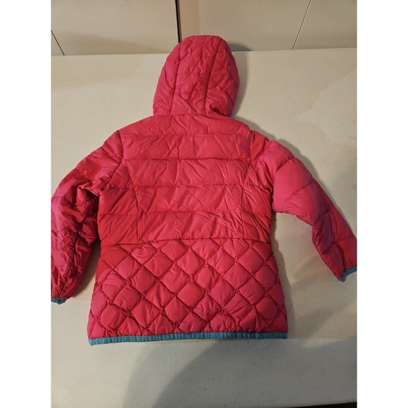 Snozu Puffer Jacket Down & Feather Violet Pink Fleece Lined Hood Girls 3T (A1183 - Picture 6 of 6